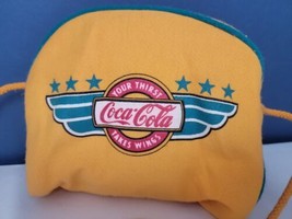 Vintage Coca Cola Your Thirst Takes Wings Pocketbook Purse Bag USA Made ... - $49.49