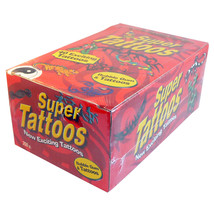 Super Tattoos Bubble Gum 200pcs - £36.78 GBP