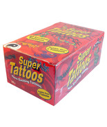 Super Tattoos Bubble Gum 200pcs - £36.20 GBP