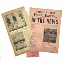 Vintage May 31, 1956 Chatfield-Frank Dance School Recital In The News Pr... - £19.94 GBP