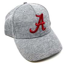 University Of Alabama Crimson Tide Logo Grey Curved Bill Adjustable Hat Cap Nwt - £16.76 GBP