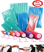 Professional Flexi Rods 10Pcs Pack Hair Roller Foam Curler Set Twist Cur... - €13,10 EUR
