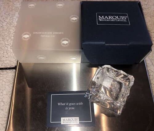 Waterford Crystal Marquis New CONGRATS GRADUATE Paperweight Graduation Cap - $35.00