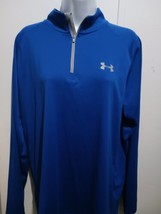 Under Armour Loose Heat Gear 1/4 Zip Long Sleeve Shirt Size M Medium - $14.84