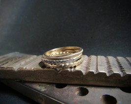 Wedding rings for women. A wonderful combination of rings. Unique appearance. Fr - £945.52 GBP