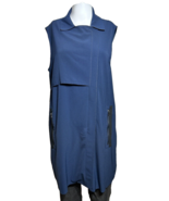 Vince Vest Womens Medium Mini Dress Tunic Work Career  Office Laser Cut ... - £24.09 GBP