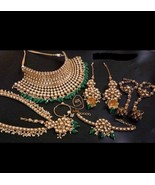VeroniQ Trends-Padmavati Style Bridal Jewellery Necklace Set in Kundan,P... - £181.73 GBP