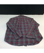 Wrangler Mens Long Sleeve Plaid Snap Front Shirt Western Size L Vintage  - £13.66 GBP