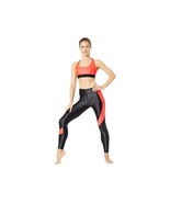 Koral Vasta &amp; Pista Leggings &amp; Sports Bra SET Guava Black NWT Carbon38 XS - $96.05 CAD