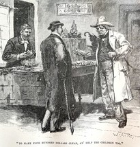 City Ballads Carleton Art Print 1885 1st Edition Victorian Wood Engravin... - $18.00 CAD