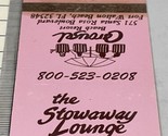 Matchbook Cover The Stowaway Lounge Carousel Beach Resort FT Walton Bch,... - $12.38