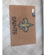 New Orleans Saints Coir Doormat 23x35, Officially Licensed Mat, NFL Fan ... - £19.42 GBP