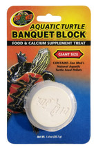 Zoo Med Aquatic Turtle Banquet Block Food and Calcium Supplement Treat G... - £33.87 GBP