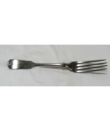 Barnum &amp; Earl Co SilverPlate  Fiddle Dinner Fork 6 7/8&quot; Rare 8oz 1800&#39;s - £7.83 GBP