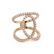 Diamond Ring 14k Gold 0.85 TCW Size 9.25 Certified $5,950 215643 - £2,334.08 GBP