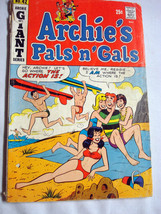 Archie&#39;s Pals &#39;n&#39; Gals #42 1967 Archie Comics Fair Bikini Beach Scene Cover - £6.26 GBP