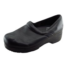 Skechers Work Size 9.5 Medium Black Clogs Shoes Leather Women - £15.75 GBP