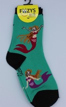 Foozy Socks - Kids Crew - Mermaids - Size 6-8 1/2 - $6.79