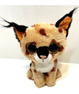 TY Beanie Boos Plush Stuffed Buckwheat The Lynx Buddy Spotted Glitter Ey... - £10.62 GBP