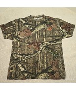 Mens Mossy Oak Realtree T Shirt Camo Size XL Woodland Green Hunting Shoo... - $257.95 MXN