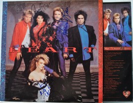 HEART SIGNED ALBUM X3 - Nancy Wilson, Ann Wilson, Howard Leese  w/COA  - £198.58 GBP