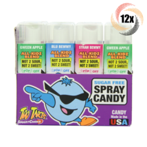 Full Box 12x Sprays Too Tarts Assorted Sweet &amp; Sour Sugar Free Spray Can... - $24.54