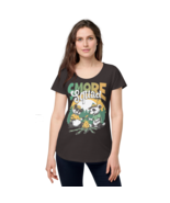 Women’s Round Neck Tee – “Smore Squad” Coal - $75.21 CAD