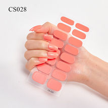 Full Size Nail Wraps Stickers Manicure 3D Strips CA Model #CS028 - $4.40