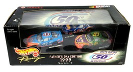 Hot Wheels Series 2 Petty Racing 1999 50TH Anniv. Father&#39;s Day Edition 3-Car Set - £9.59 GBP
