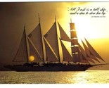 Star Clippers Postcard Tall Ships Cruise Information &amp; Fares - $11.88