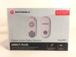 Motorola Digital Audio Baby Monitor Direct Plug Hi Sensitivity System Model MBP7 - £56.17 GBP
