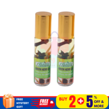 2 X Green Herb Oil Thai Dizziness Relief Pain Headache Stuffy Nose 8cc - $18.71