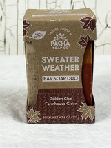Pacha Soap Company Limited Edition “Sweater Weather” Bar Soap Duo 8 oz NIB - £9.73 GBP