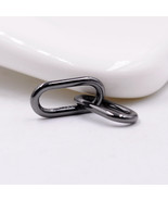 2022 Me Collection 925 Sterling Silver ME Styling Black Double Link Charm  - €12,01 EUR