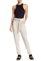 FREE PEOPLE Womens Trousers Straight Fit Emerson Cream Beige Size XS OB793590 - £43.69 GBP