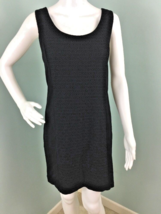 NWT Women&#39;s Kensie Black Sleeveless Crochet Front Ponte Dress Sz XL Extra Large - £19.45 GBP
