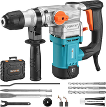 Rotary Hammer Drill with Safety Clutch,9 Amp 3 Functions Corded Rotomart... - £127.97 GBP
