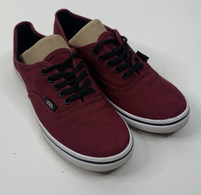 Vans classic women’s size 6.5 maroon flat lace up Sneakers shoes i11 - £16.06 GBP