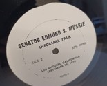 Senator Edmund Muske Informal Talk Record los Ángeles Ca Sept 18 1970 - £11.10 GBP