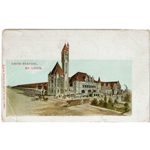 Saint Louis, MO Missouri. Union Station A. Selige PMC Vintage Postcard - £7.89 GBP