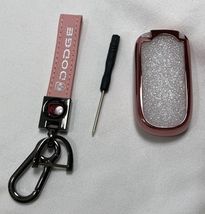 NEW Pink Leather Lanyard Set For Dodge Ram Car Lovers Keychain. W/plasti... - $19.75