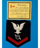 UNITED STATES NAVY, OPERATIONS SPECIALIST, 3RD CLASS RATE, SIGNED - £7.78 GBP