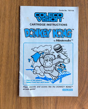 Coleco Vision Cartridge Instructions For Donkey Kong Manual - £7.47 GBP