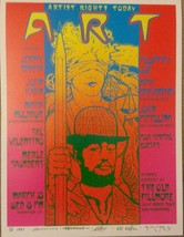 ART Fillmore Poster Jerry Garcia John Cippolina Nick Gravenites Merle Saunders - £111.64 GBP