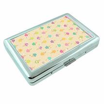 Ice Cream Em4 Hip Silver Cigarette Case Id Holder Metal Wallet 4&quot; X 2.75... - £6.34 GBP