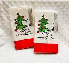 Snoopy Holiday (32 Count Pack) Paper Dinner Napkins (2) by Graphique-NEW... - $21.78