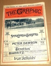 WW I The Graphic Magazine February 1915 Army Service Corp England Antiqu... - £31.64 GBP