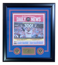 Bryce Harper Framed Phillies 300 HR Daily News Cover w/ Laser Engraved Signature - £76.78 GBP