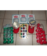 Vintage Christmas Lot Tree Ornaments Satin Glass Balls Angel Hair Boot D... - $49.45