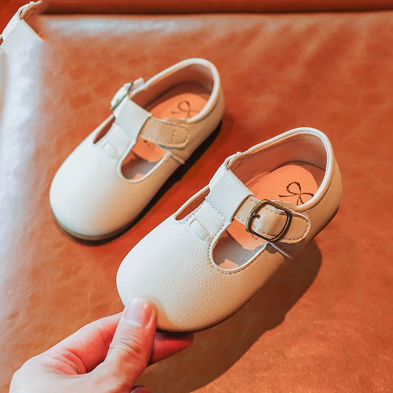 Autumn Girls Leather Shoes Fashion Solid Color Baby Girl Shoes Casual Kids  Soft - £115.81 GBP